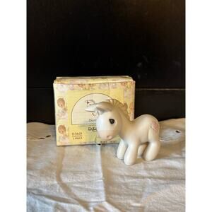 Vintage 1981 Precious Moments Donkey Figurine E-5621